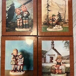 Vintage Hummel Figurine Art Prints Set